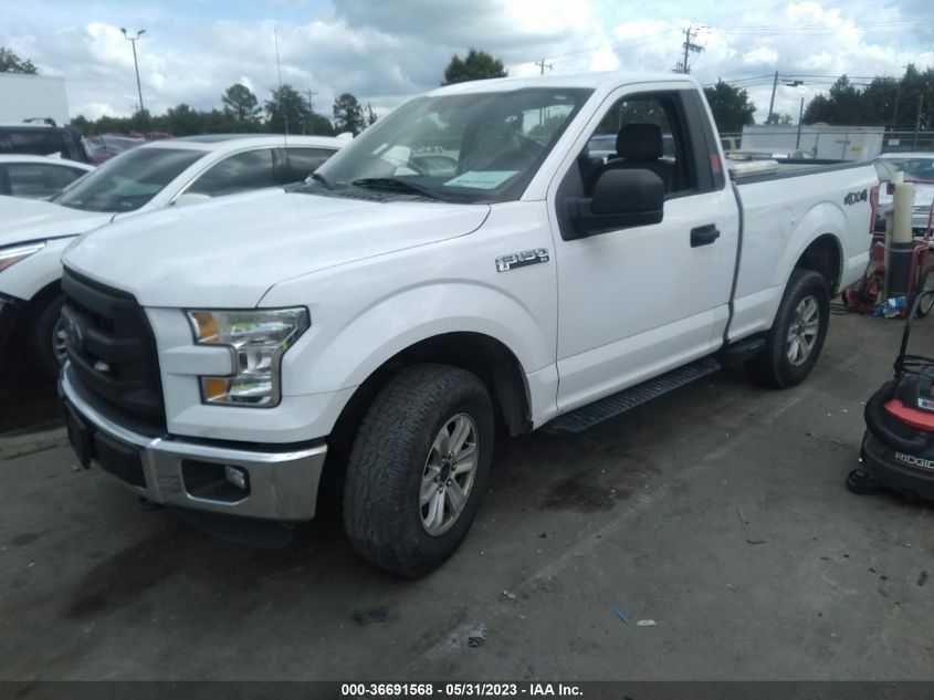 2016 FORD F-150 XL/XLT - 1FTMF1EF2GKF33291
