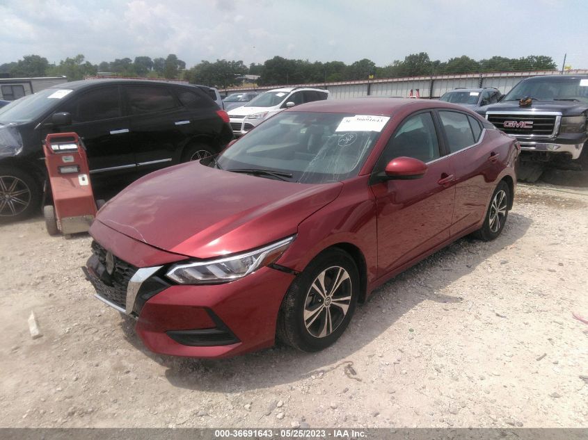 2022 NISSAN SENTRA SV - 3N1AB8CV2NY296417