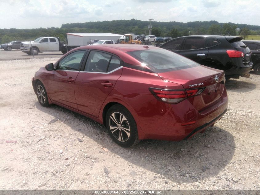 2022 NISSAN SENTRA SV - 3N1AB8CV2NY296417
