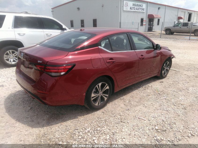 2022 NISSAN SENTRA SV - 3N1AB8CV2NY296417