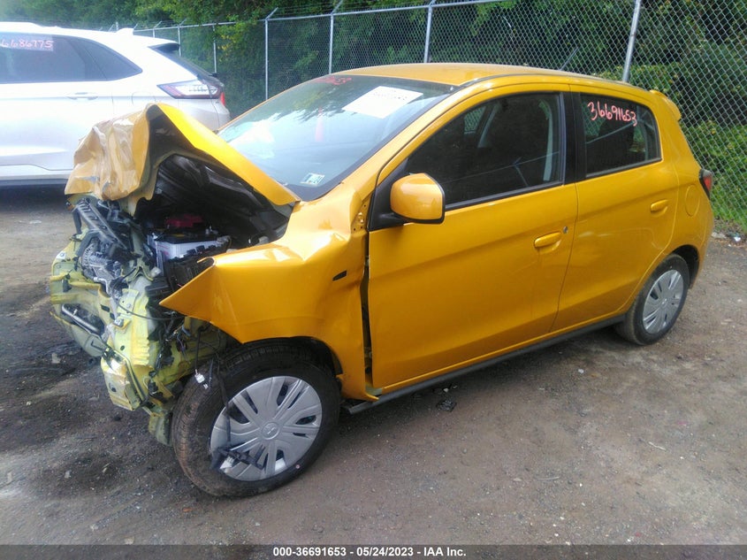 VIN ML32AUHJ0PH002159 2023 MITSUBISHI MIRAGE ES/LE