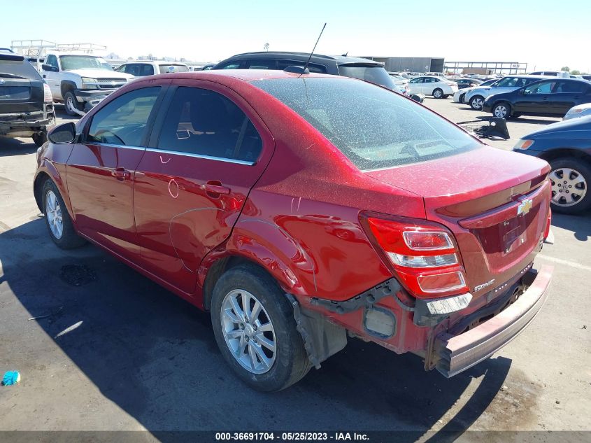 2018 CHEVROLET SONIC LT - 1G1JD5SH7J4139621