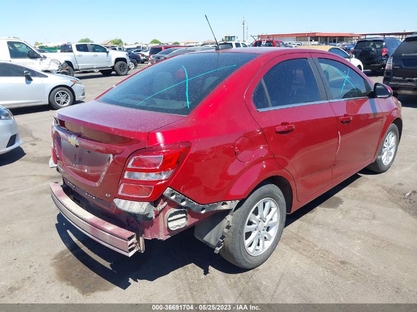 2018 CHEVROLET SONIC LT - 1G1JD5SH7J4139621