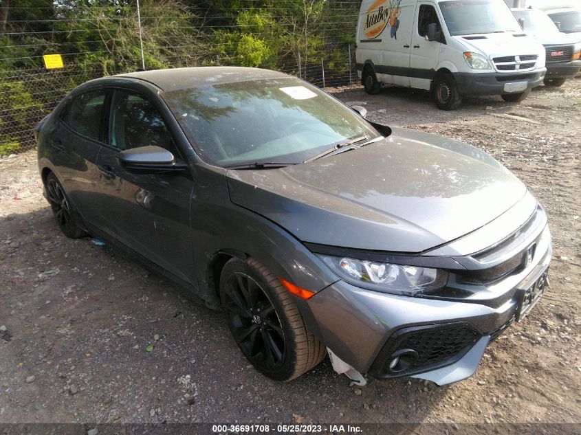 2017 HONDA CIVIC HATCHBACK SPORT - SHHFK7H44HU220709