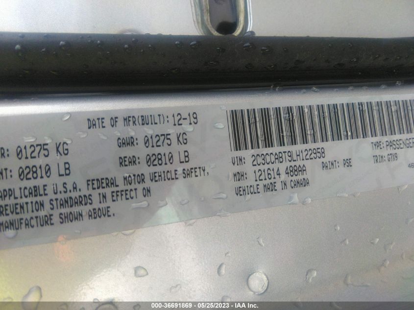 2020 CHRYSLER 300 300S - 2C3CCABT9LH122958