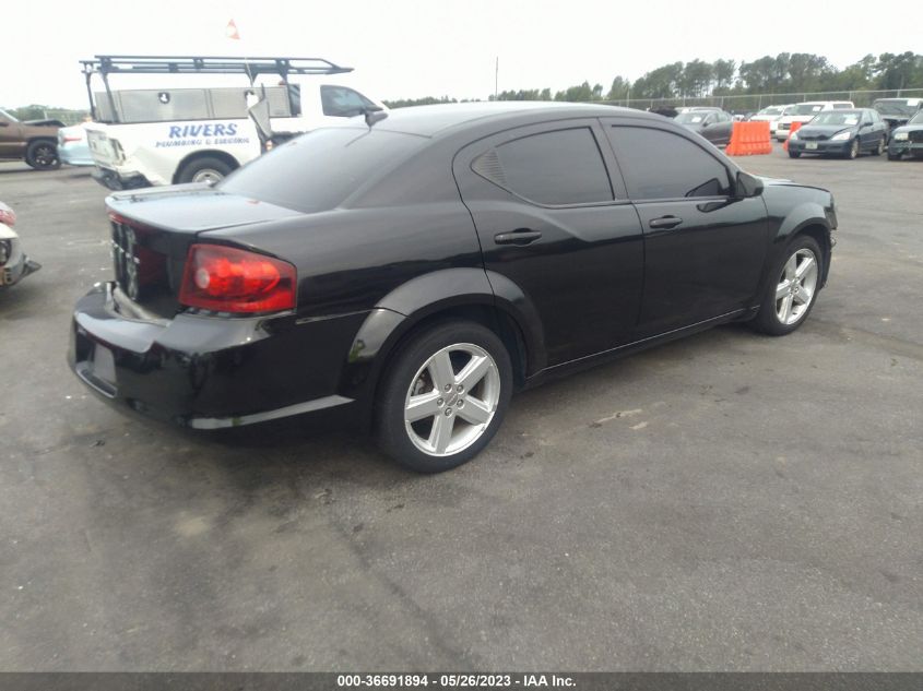 2013 DODGE AVENGER SE - 1C3CDZAB3DN664988