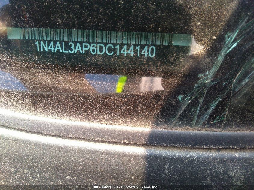 2013 NISSAN ALTIMA 2.5 S - 1N4AL3AP6DC144140