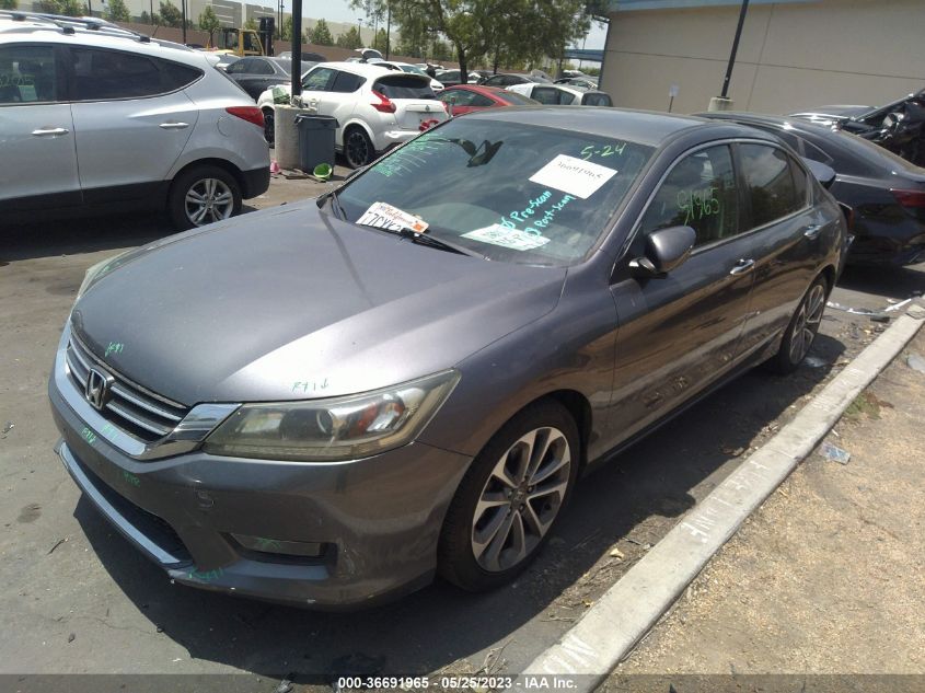 2014 HONDA ACCORD SEDAN SPORT - 1HGCR2F52EA046692