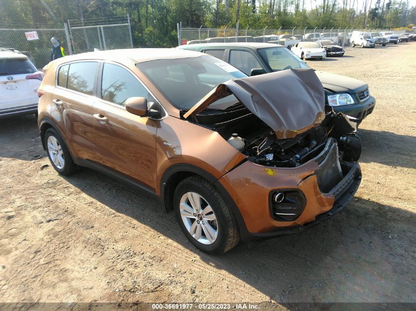 2018 KIA SPORTAGE LX - KNDPMCAC4J7437182