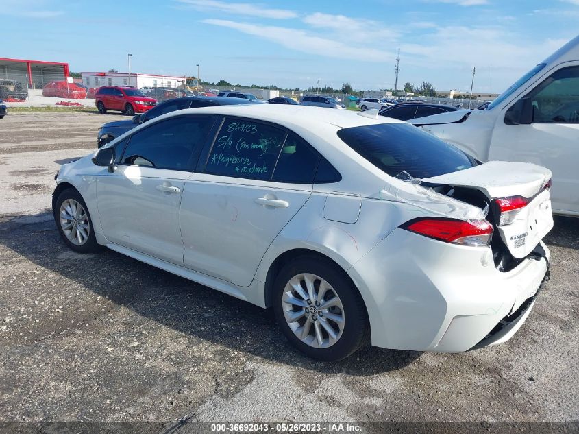 2020 TOYOTA COROLLA LE - JTDHPRAE9LJ002552