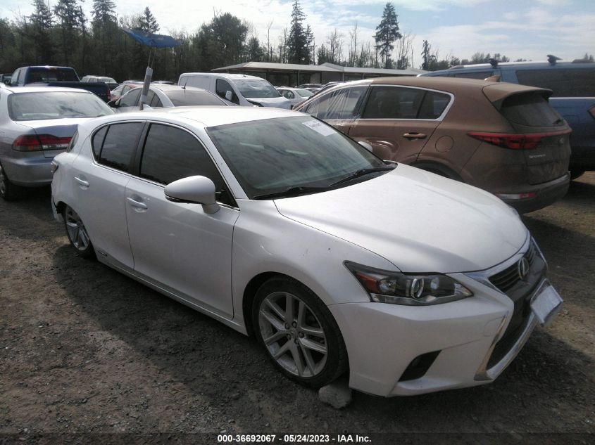 2016 LEXUS CT 200H HYBRID - JTHKD5BH3G2265490