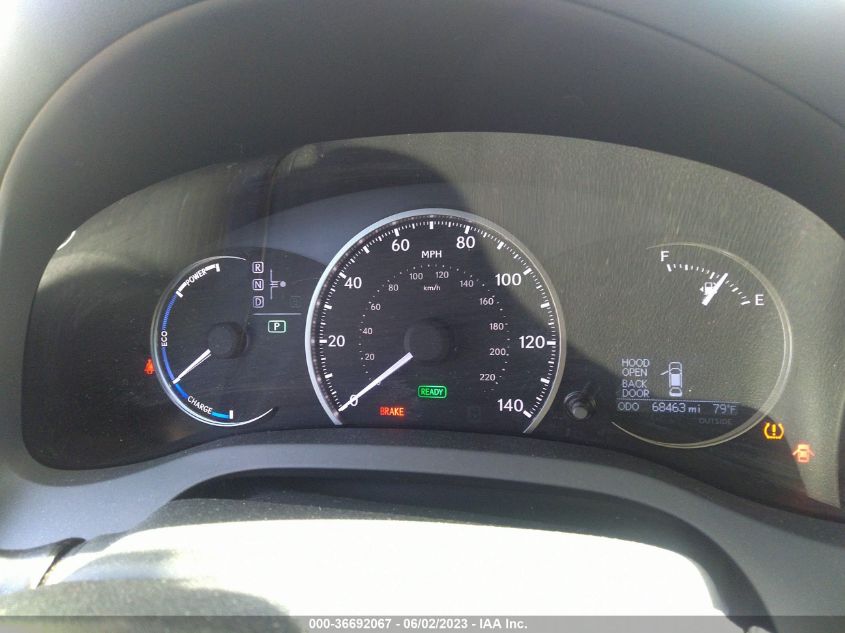 2016 LEXUS CT 200H HYBRID - JTHKD5BH3G2265490
