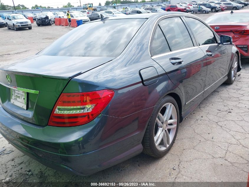 2013 MERCEDES-BENZ C-CLASS C 250 - WDDGF4HB2DA748488