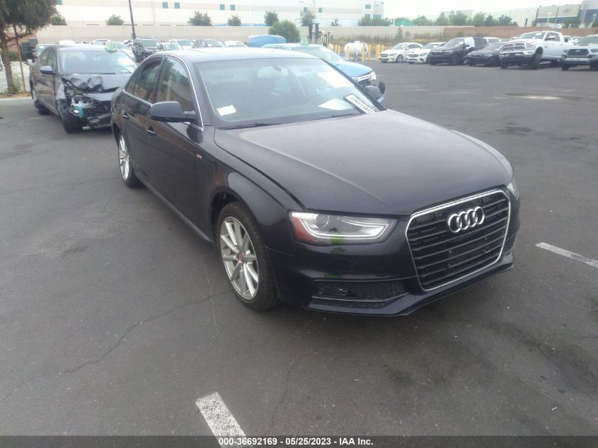 2016 AUDI A4 PREMIUM PLUS - WAUEFAFLXGN011139