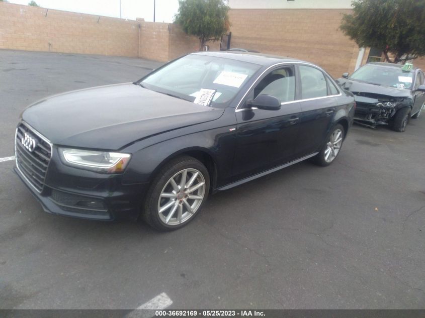 2016 AUDI A4 PREMIUM PLUS - WAUEFAFLXGN011139