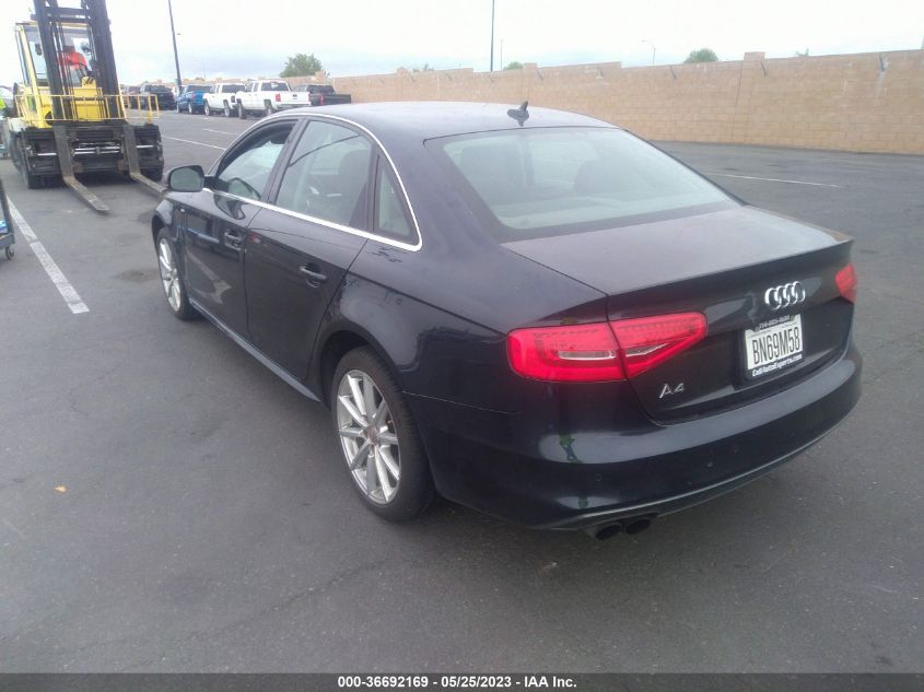 2016 AUDI A4 PREMIUM PLUS - WAUEFAFLXGN011139
