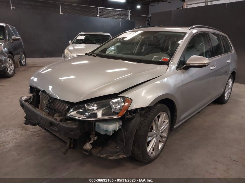 2015 VOLKSWAGEN GOLF SPORTWAGEN TDI SE 3VWCA7AU5FM516183