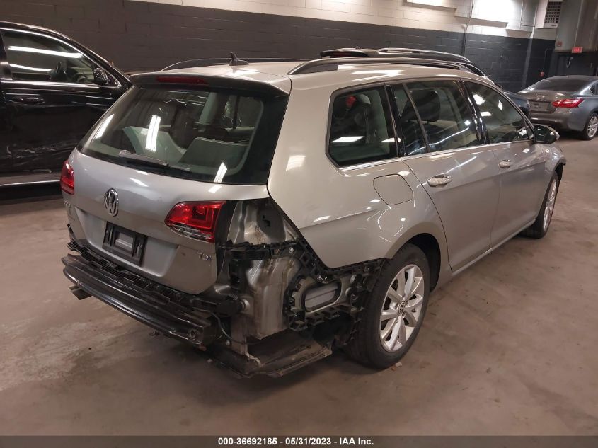 2015 VOLKSWAGEN GOLF SPORTWAGEN TDI SE 3VWCA7AU5FM516183