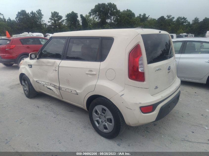 2013 KIA SOUL BASE - KNDJT2A59D7531292