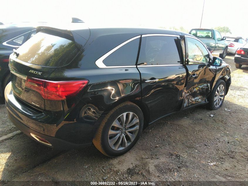 2016 ACURA MDX W/TECH/W/TECH - 5FRYD4H42GB008326