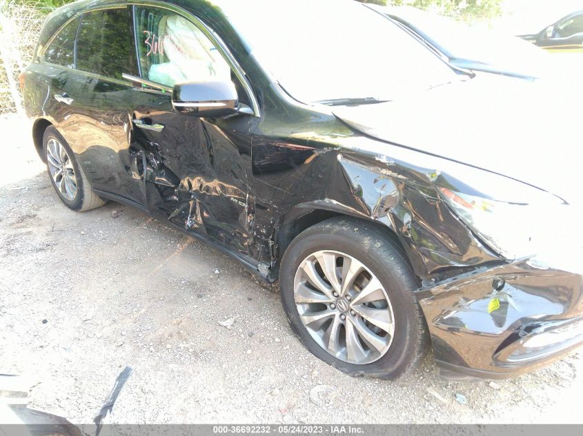 2016 ACURA MDX W/TECH/W/TECH - 5FRYD4H42GB008326