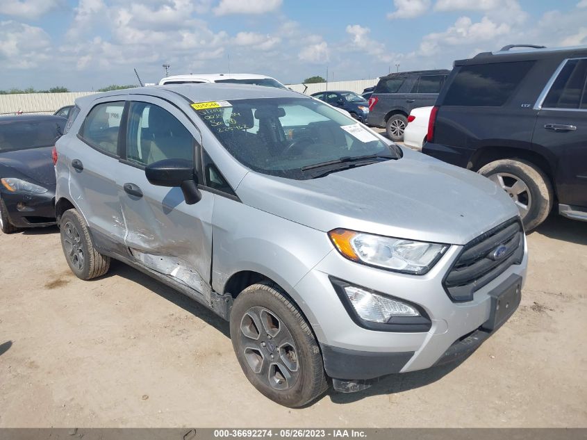 2018 FORD ECOSPORT S - MAJ6P1SL9JC225462