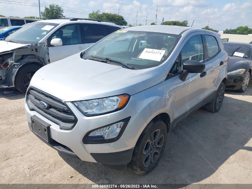 2018 FORD ECOSPORT S - MAJ6P1SL9JC225462