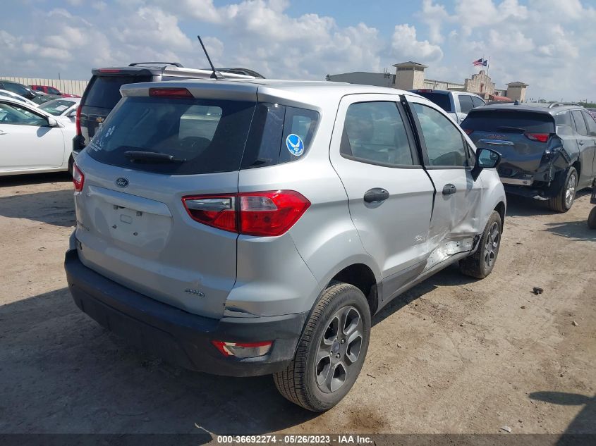 2018 FORD ECOSPORT S - MAJ6P1SL9JC225462