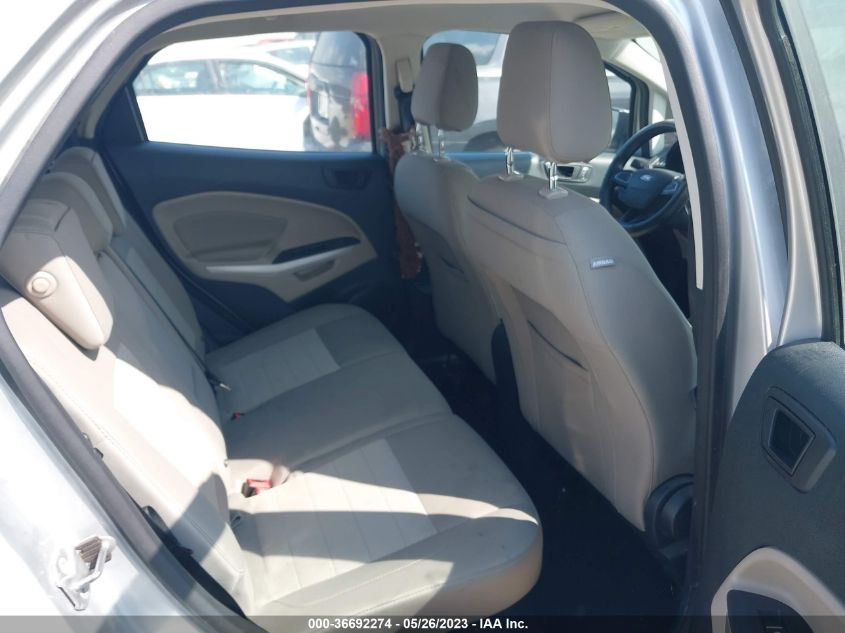 2018 FORD ECOSPORT S - MAJ6P1SL9JC225462