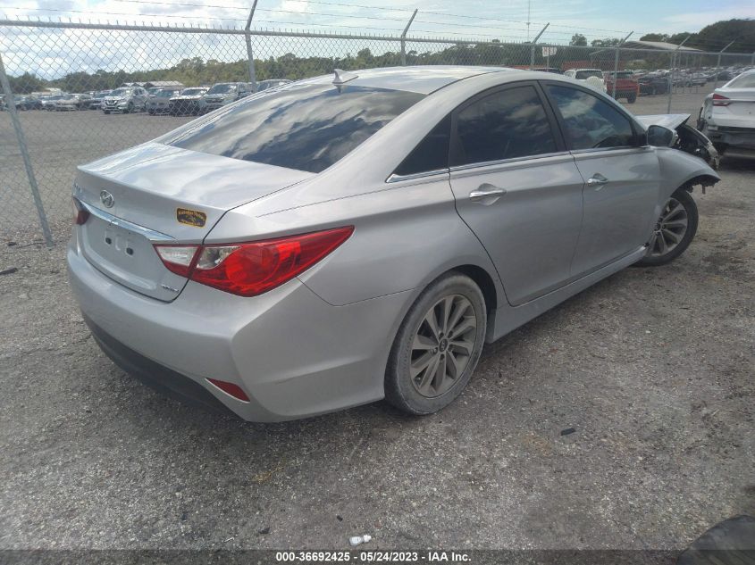 2014 HYUNDAI SONATA LIMITED - 5NPEC4AC8EH846657