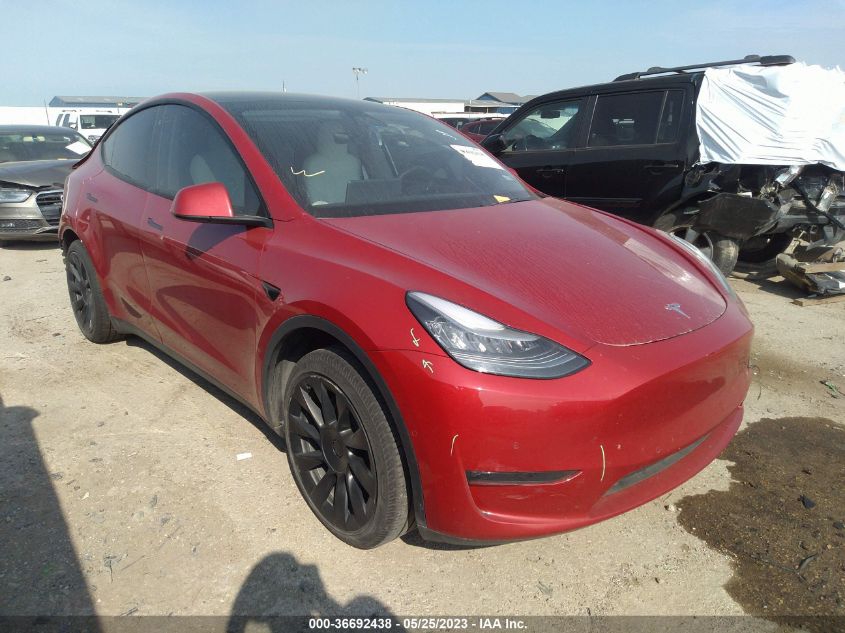 2020 TESLA MODEL Y LONG RANGE - 5YJYGDEE7LF025672
