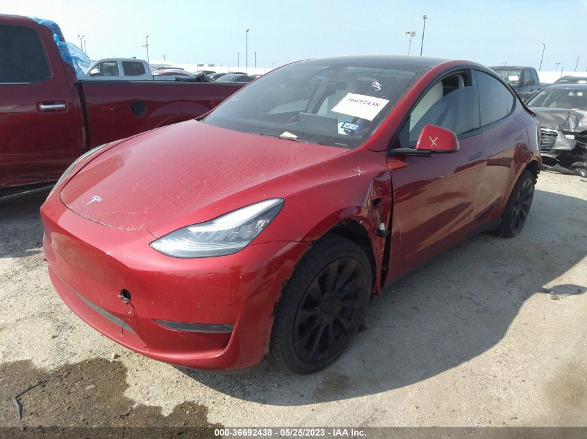 2020 TESLA MODEL Y LONG RANGE - 5YJYGDEE7LF025672