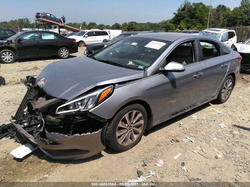 2016 HYUNDAI SONATA 2.4L SPORT - 5NPE34AF8GH300910