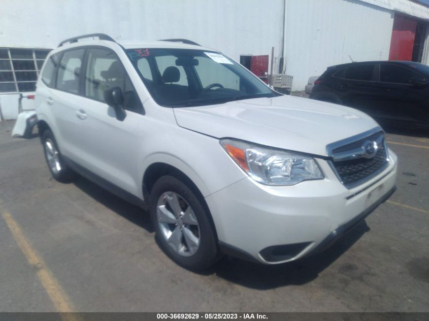 2015 SUBARU FORESTER 2.5I - JF2SJABC7FH568812