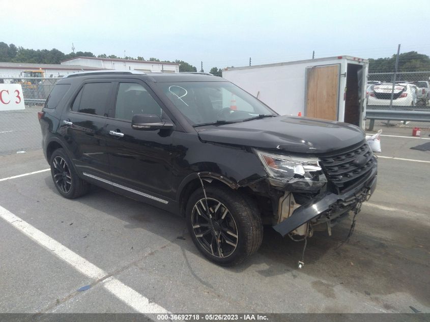2017 FORD EXPLORER LIMITED - 1FM5K8F89HGB80220