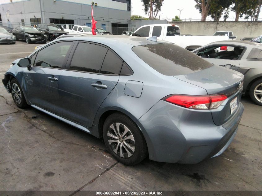 2021 TOYOTA COROLLA HYBRID LE - JTDEAMDE4MJ002835