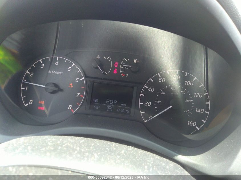 2016 NISSAN SENTRA S - 3N1AB7AP5GY234950