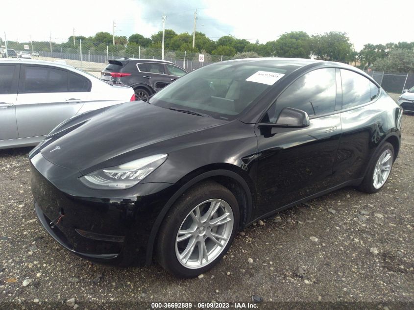 2022 TESLA MODEL Y - 7SAYGDEEXNF435145