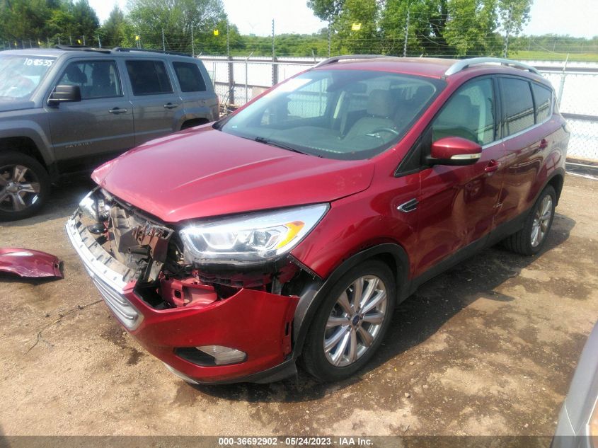 2017 FORD ESCAPE TITANIUM - 1FMCU0JD5HUD28078