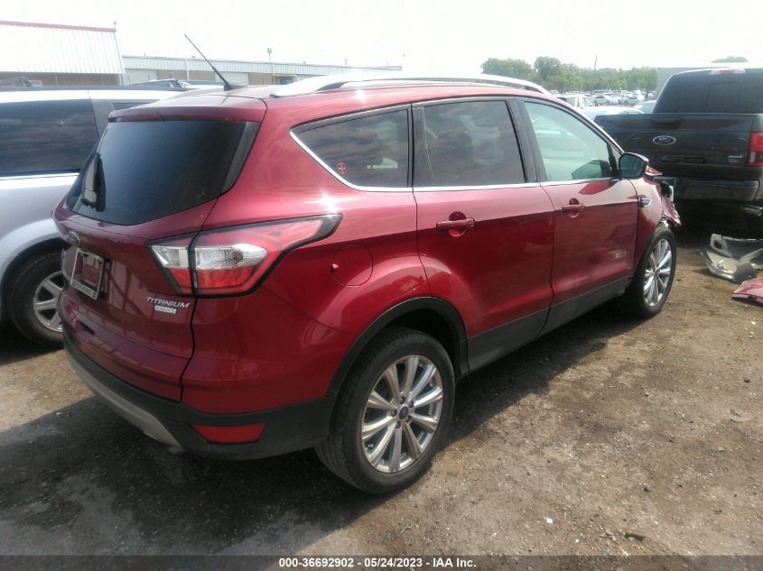 2017 FORD ESCAPE TITANIUM - 1FMCU0JD5HUD28078