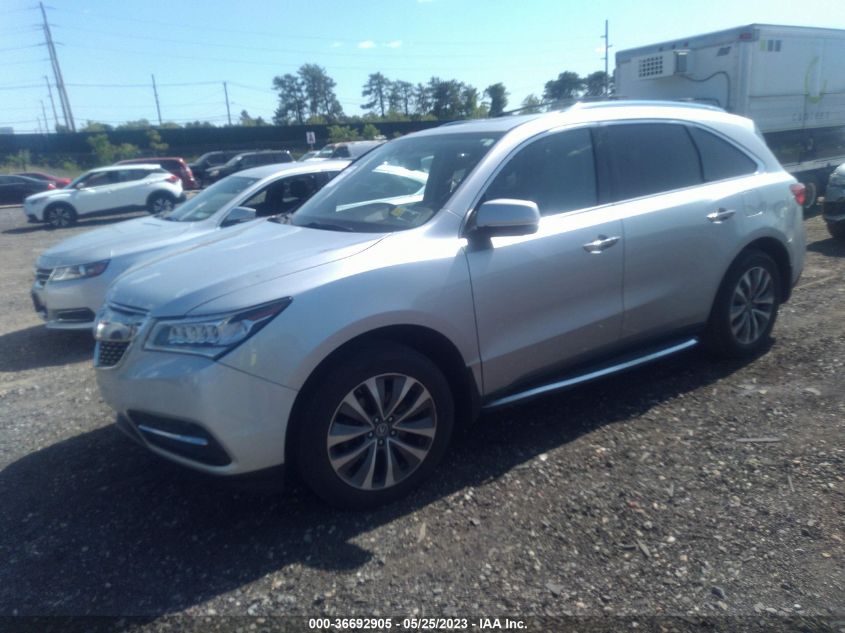 2014 ACURA MDX TECH PKG - 5FRYD4H43EB037069