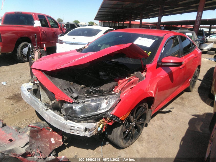 VIN 2HGFC2F82MH534579 2021 HONDA CIVIC SEDAN SPORT