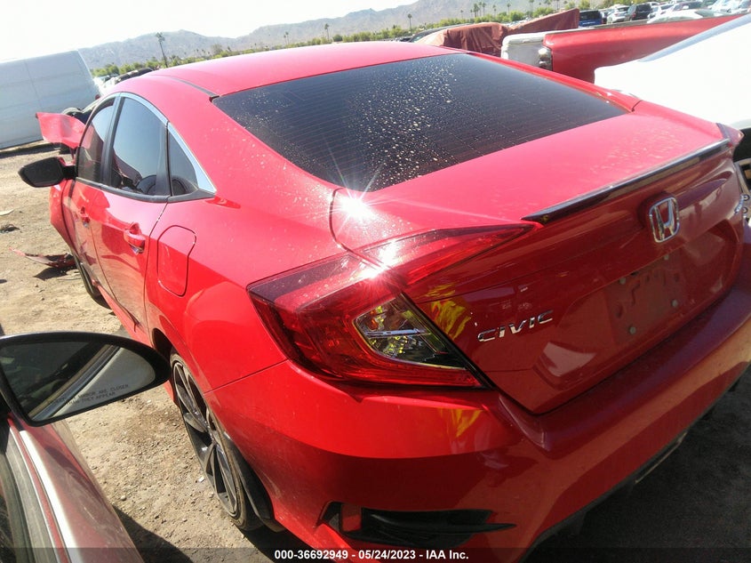 VIN 2HGFC2F82MH534579 2021 HONDA CIVIC SEDAN SPORT
