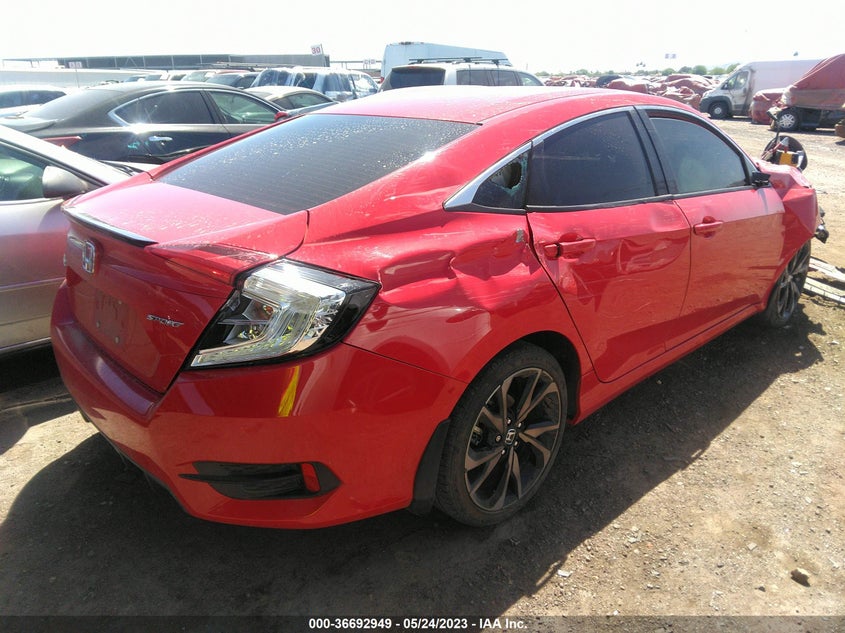 VIN 2HGFC2F82MH534579 2021 HONDA CIVIC SEDAN SPORT