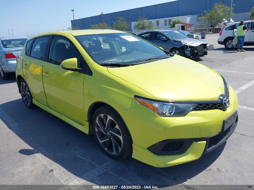 2018 TOYOTA COROLLA IM - JTNKARJE5JJ558647