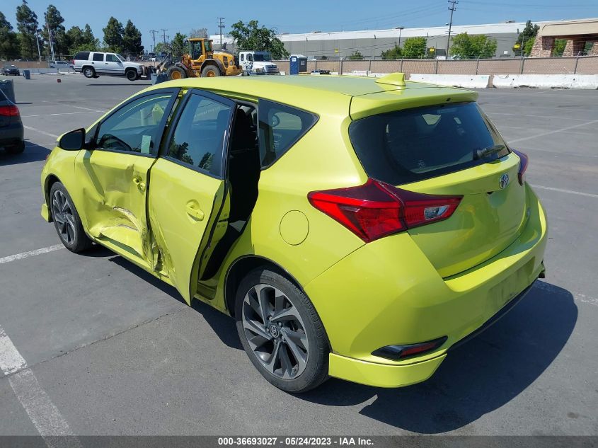 2018 TOYOTA COROLLA IM - JTNKARJE5JJ558647