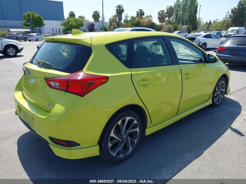 2018 TOYOTA COROLLA IM - JTNKARJE5JJ558647