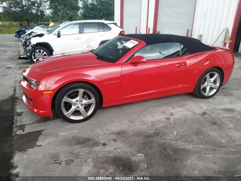 2015 CHEVROLET CAMARO LT - 2G1FF3D35F9190285