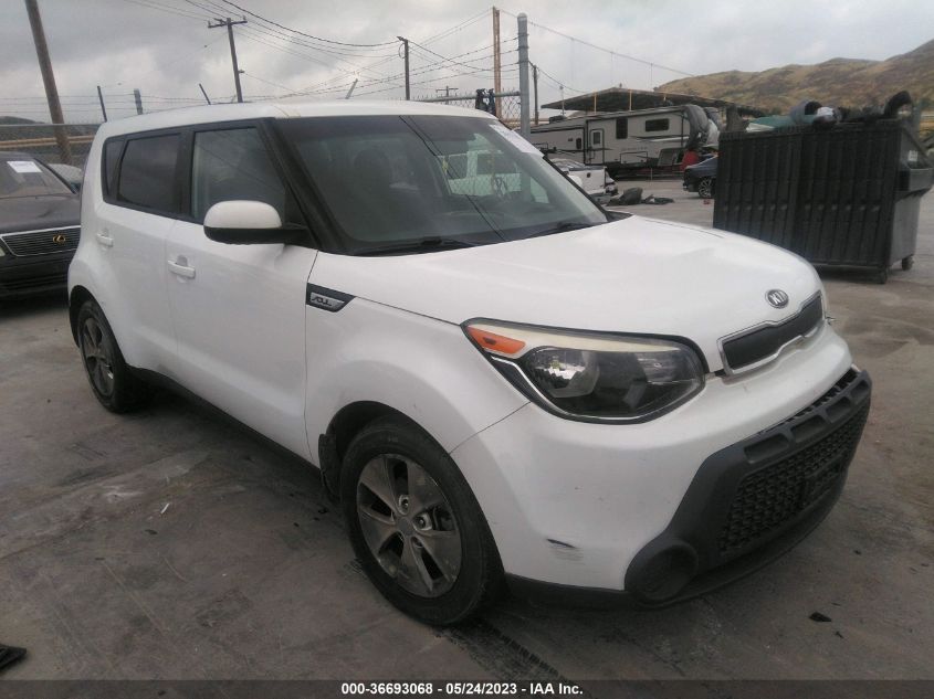 2015 KIA SOUL BASE - KNDJN2A20F7123511