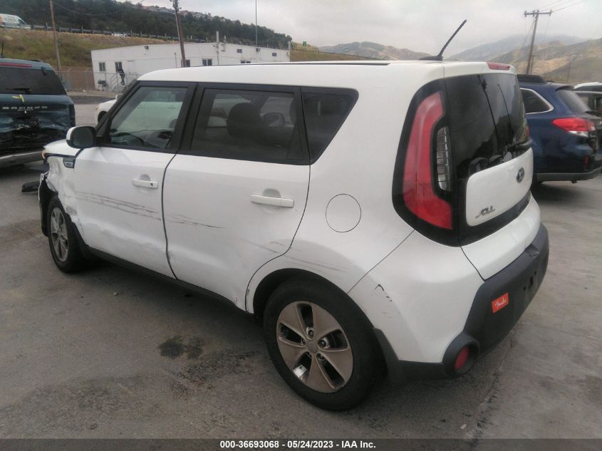2015 KIA SOUL BASE - KNDJN2A20F7123511